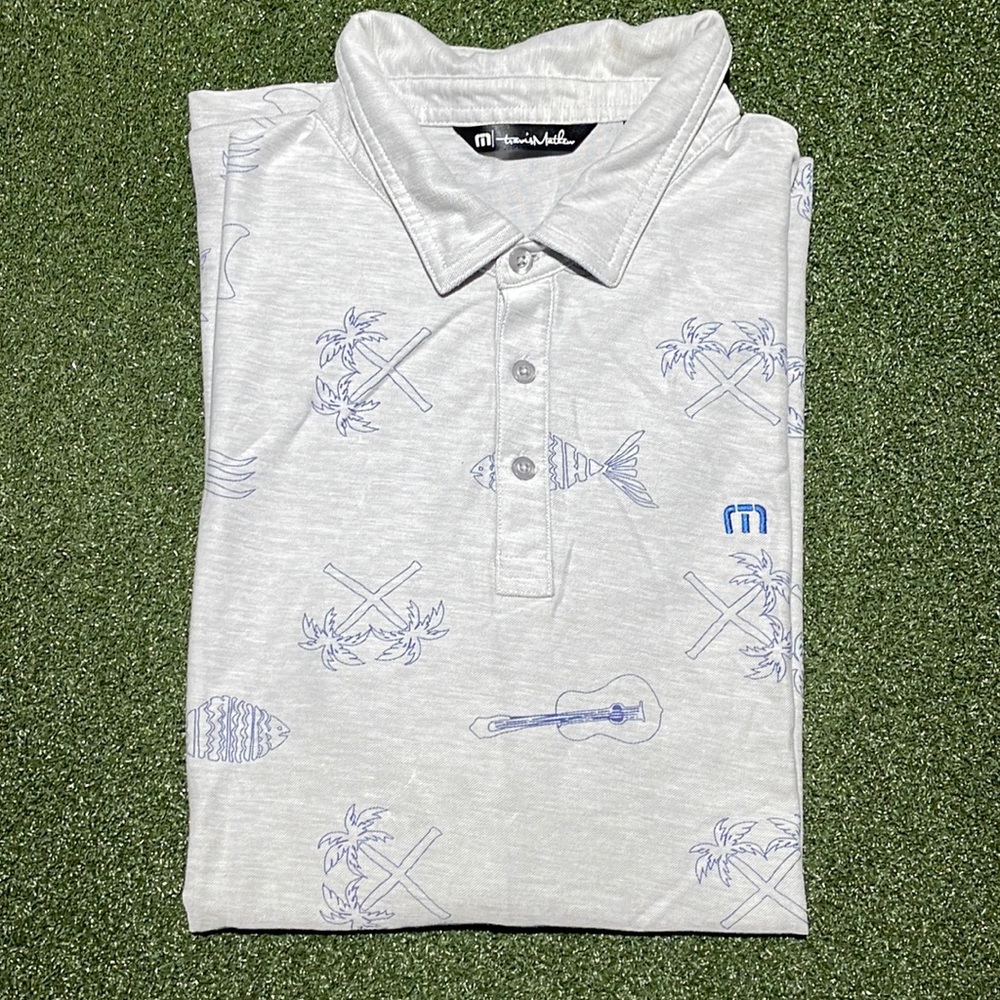 Travis Mathew golf polo from Pelican Hills golf course